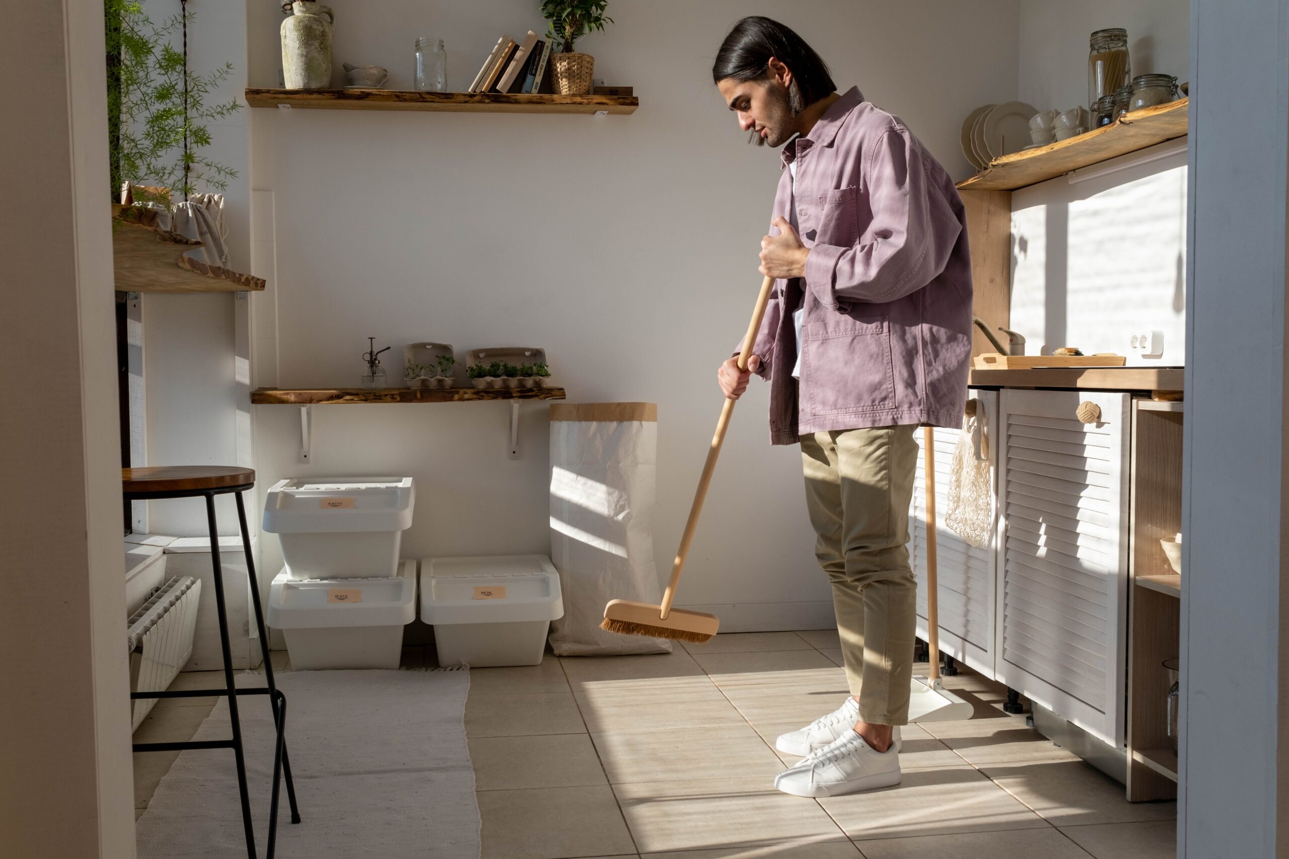 man cleaning home owasso homes for rent summer cleaning tips blog