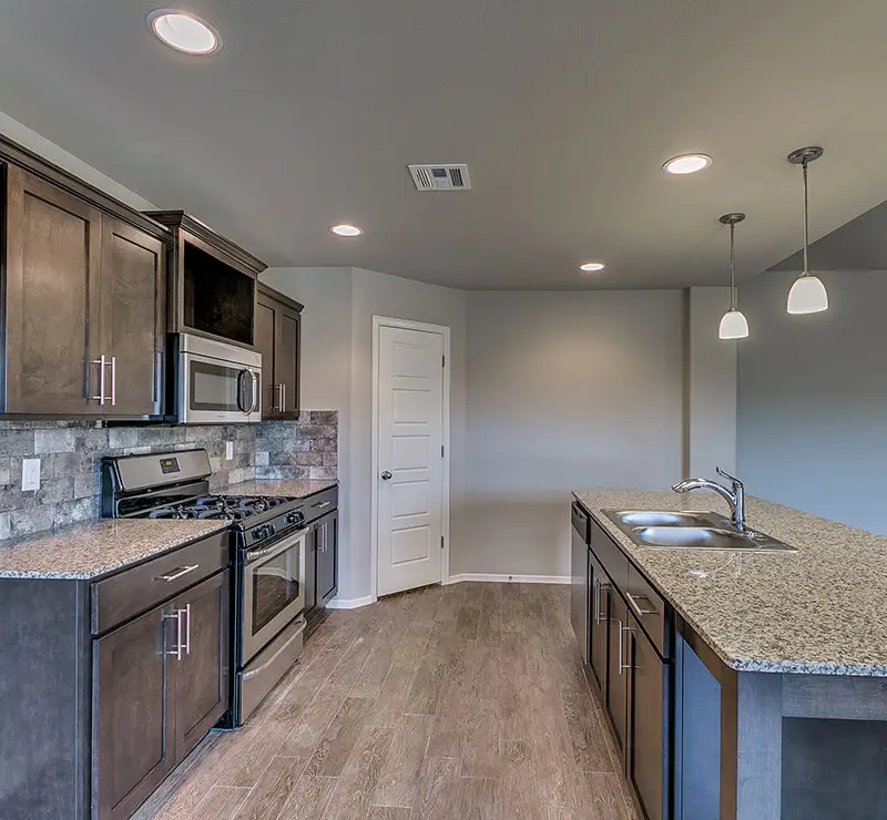 Legacy Living house for rent in Tulsa featuring updated kitchen finishes