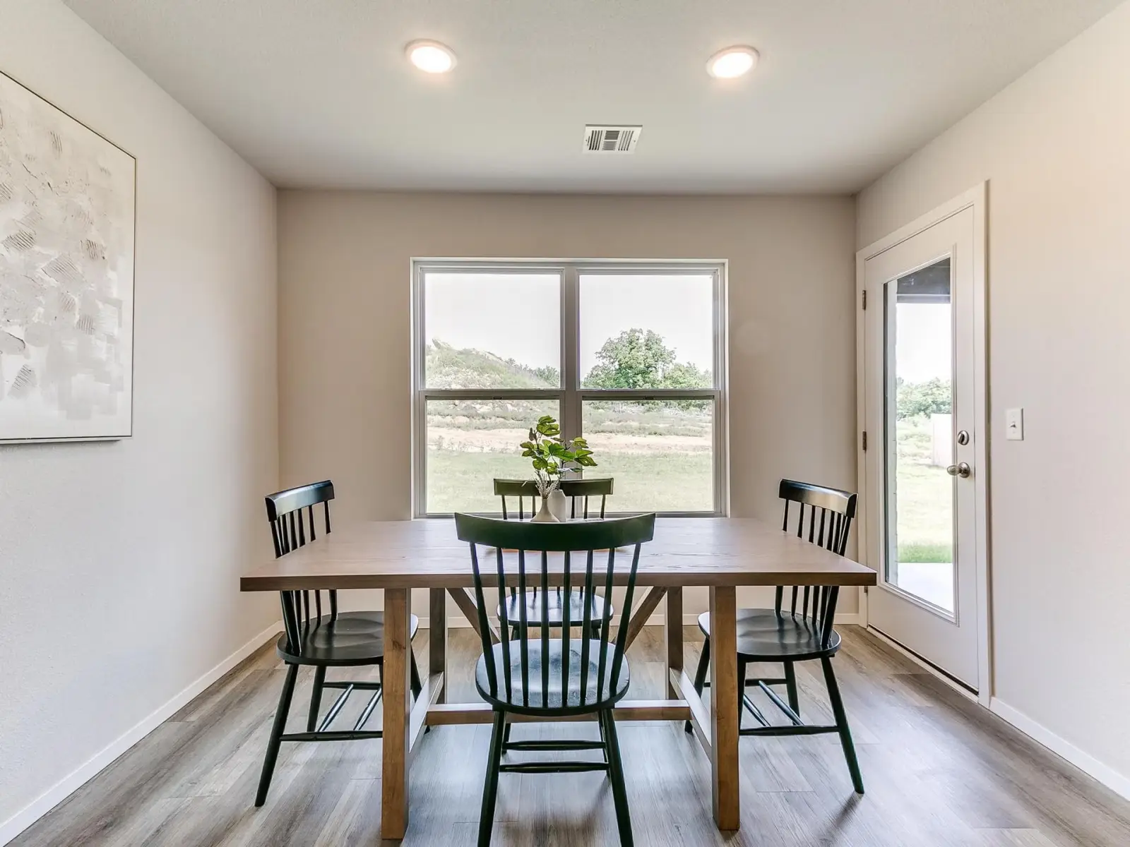 Modern dining area in a Tulsa Home - Legacy Living