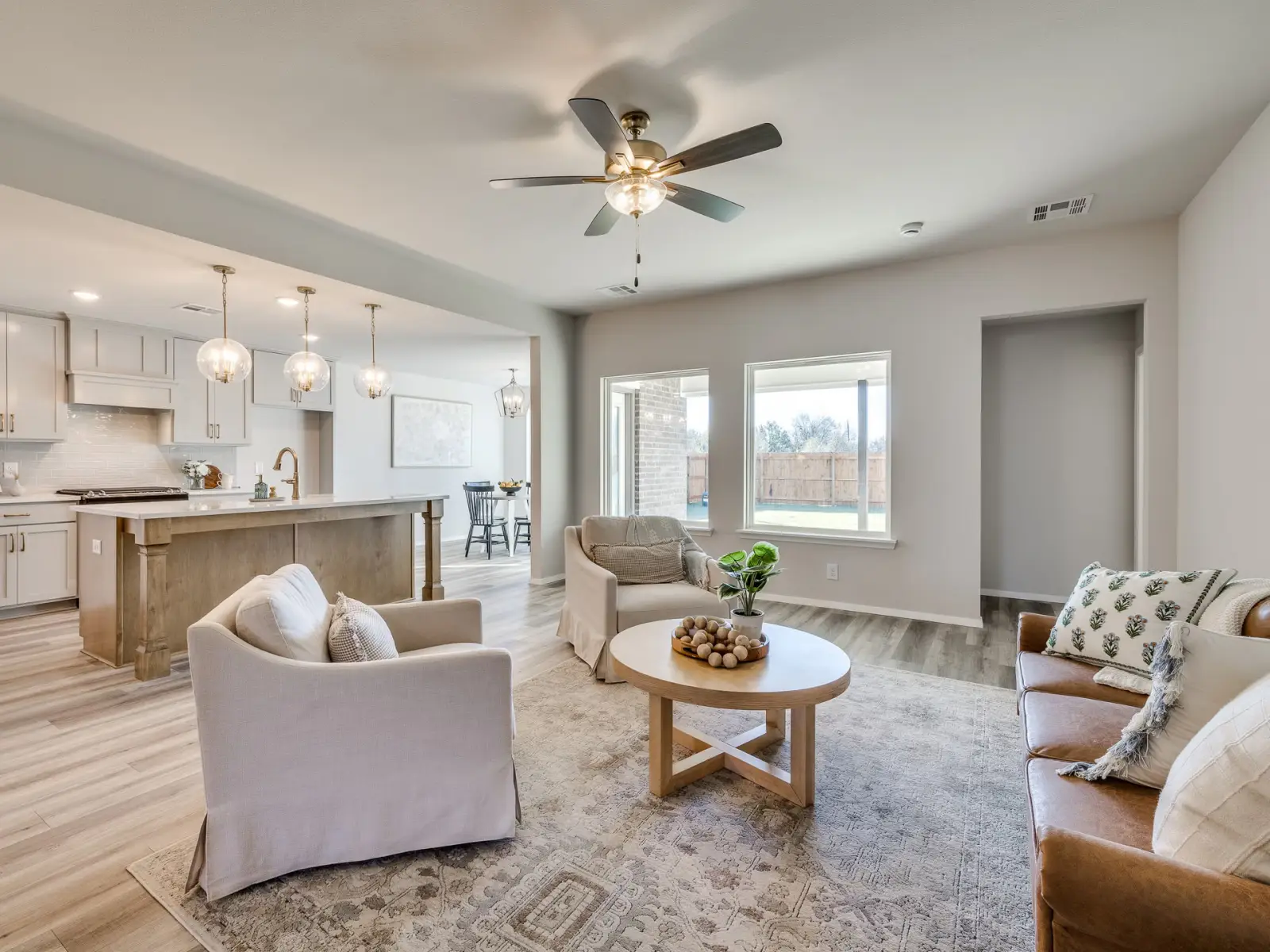 Legacy Living Tulsa rental house interior with natural light and modern design